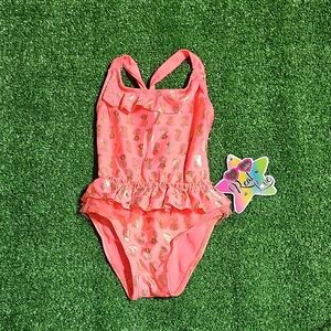 Coral Pineapple Print 2T Swimwear
